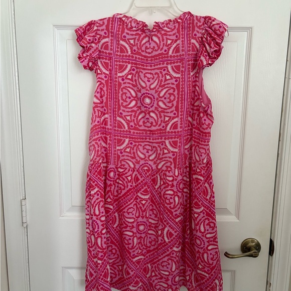 Vineyard Vines Pink Geometric Dress - Picture 7 of 9